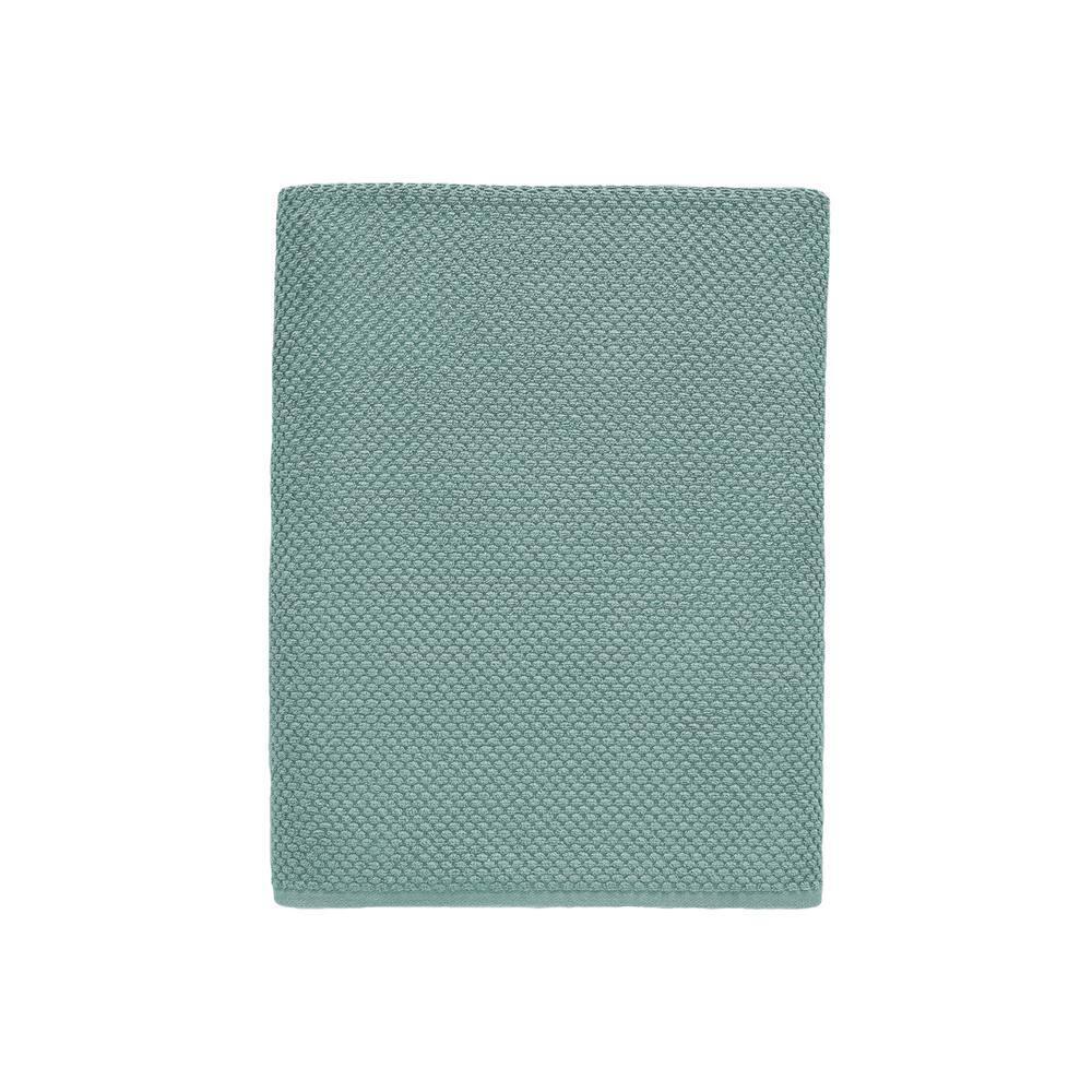 6pc Lilly Cotton Bamboo Bath Towel Set Seafoam - Blue Loom