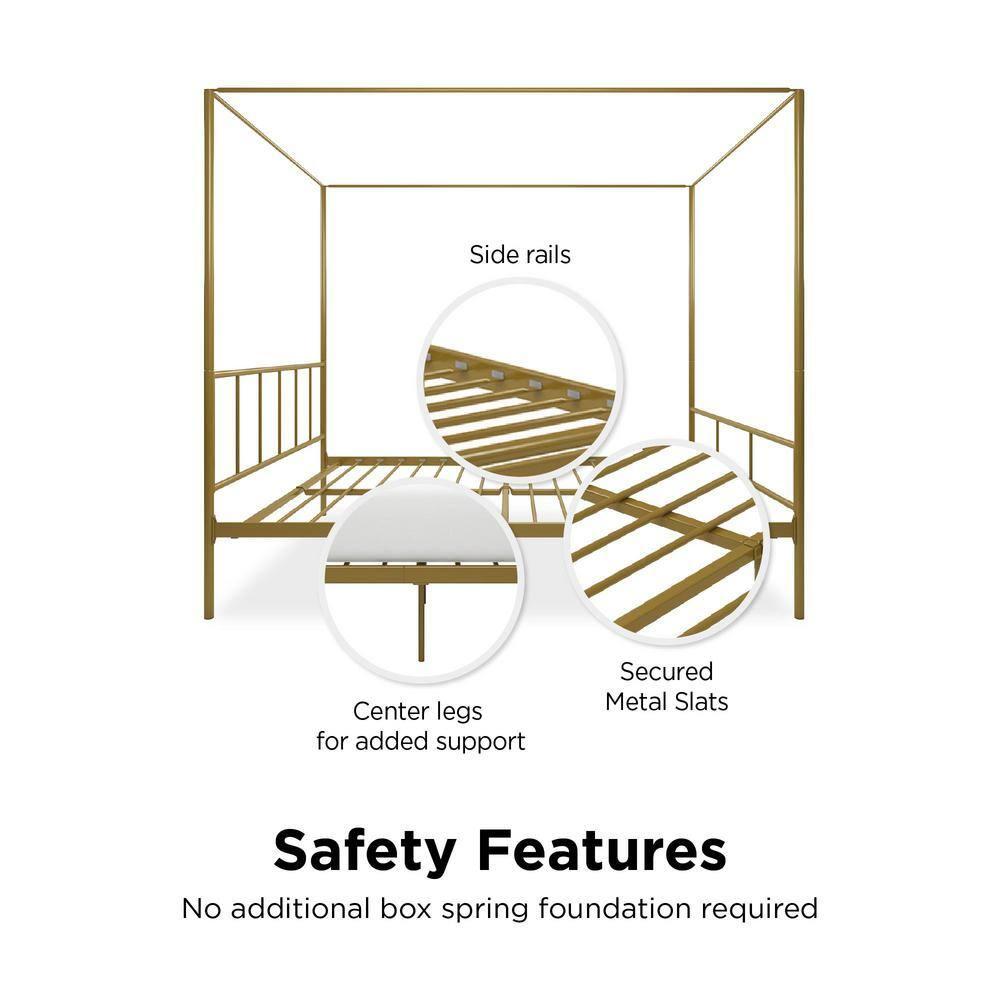 Marion Metal Canopy Bed