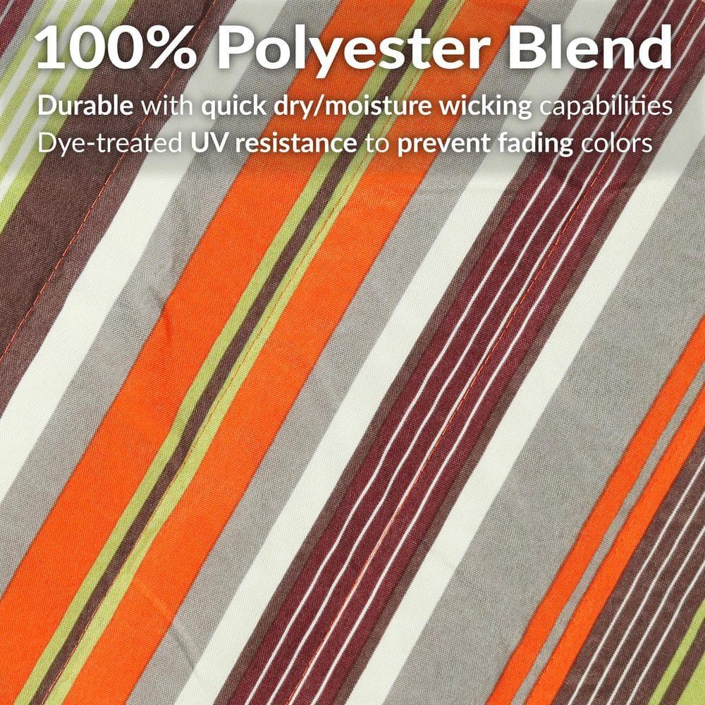 2-Person Quilted Polyester Spreader Bar Hammock