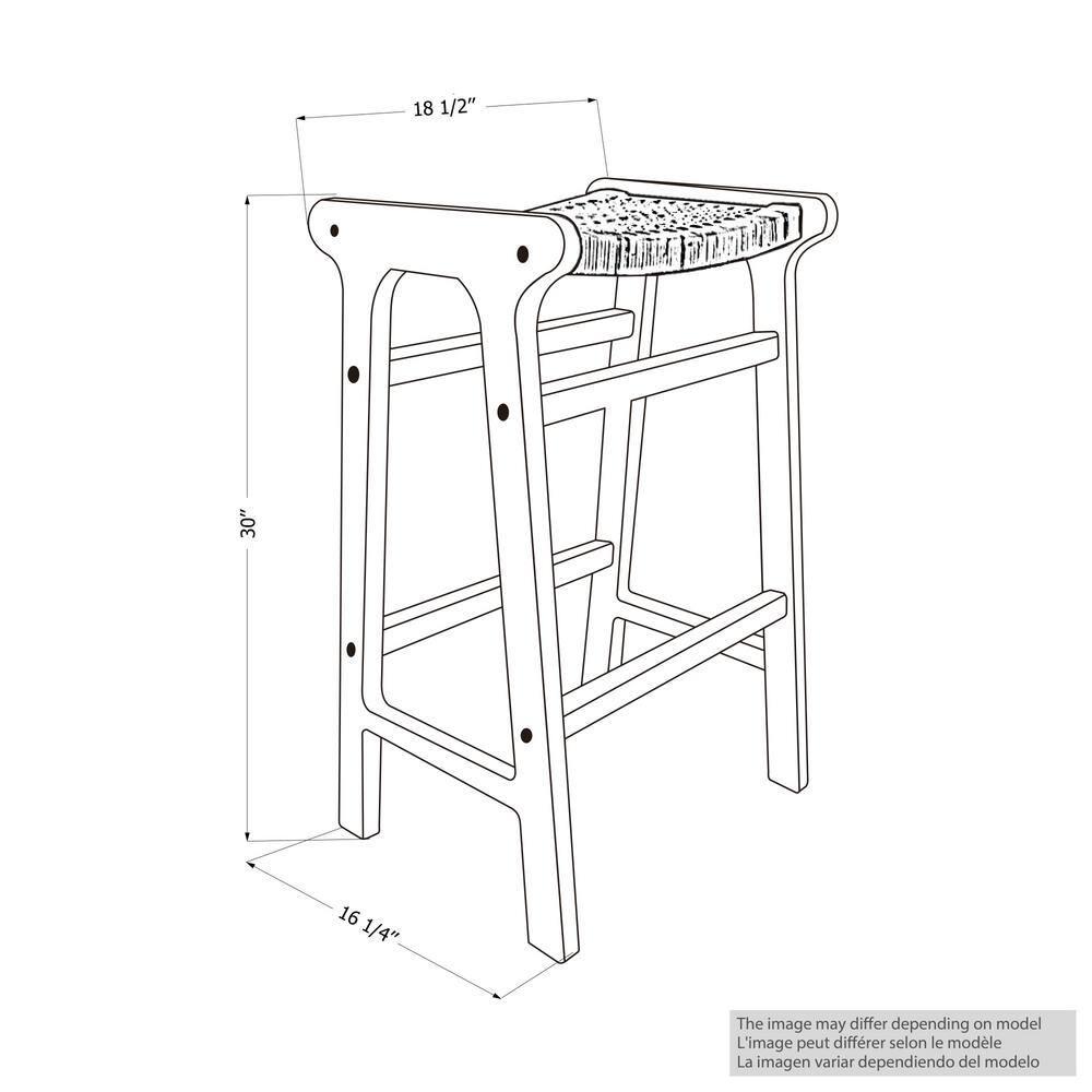 South Shore Balka Counter & Bar Stool (Set of 2)