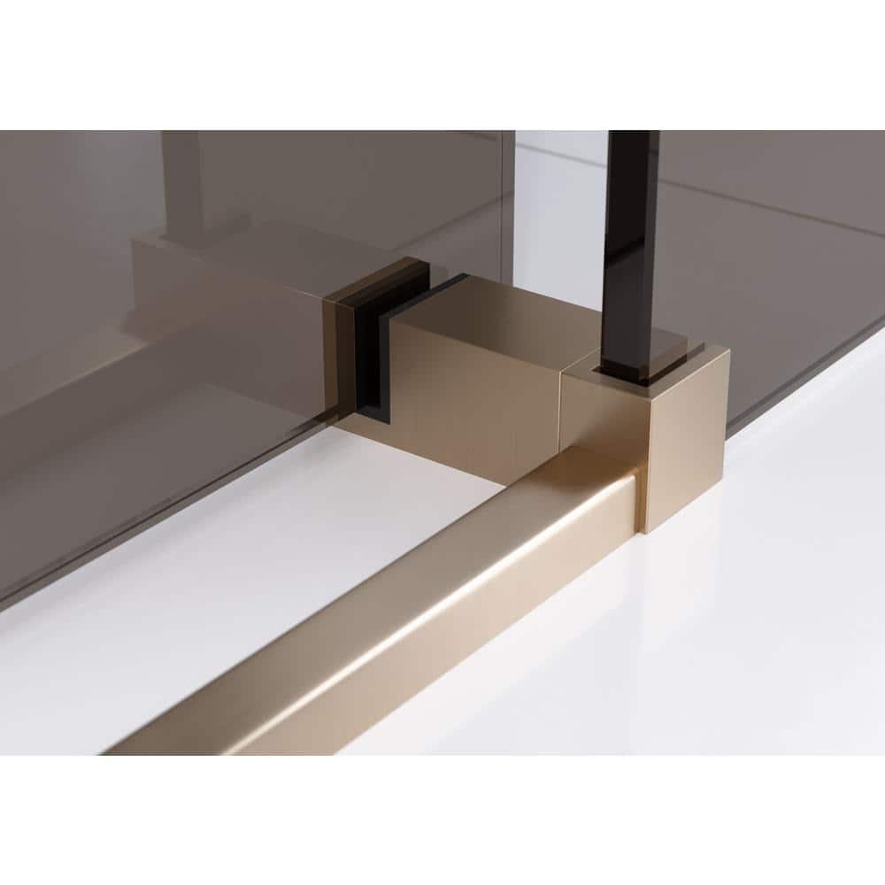 Equinox 56 - 60 in. x 78 in. Fully Frameless Tinted Sliding Shower Door