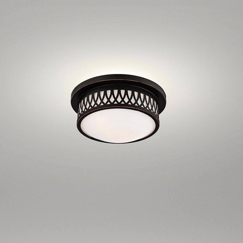 Livex Lighting Westfield 2 - Light Flush Mount in Olde Bronze