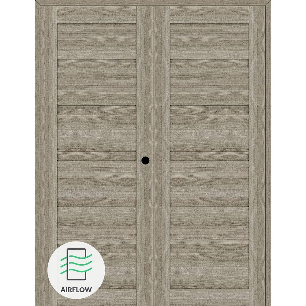 Belldinni Louver Solid + Manufactured Wood Paneled Prehung Door