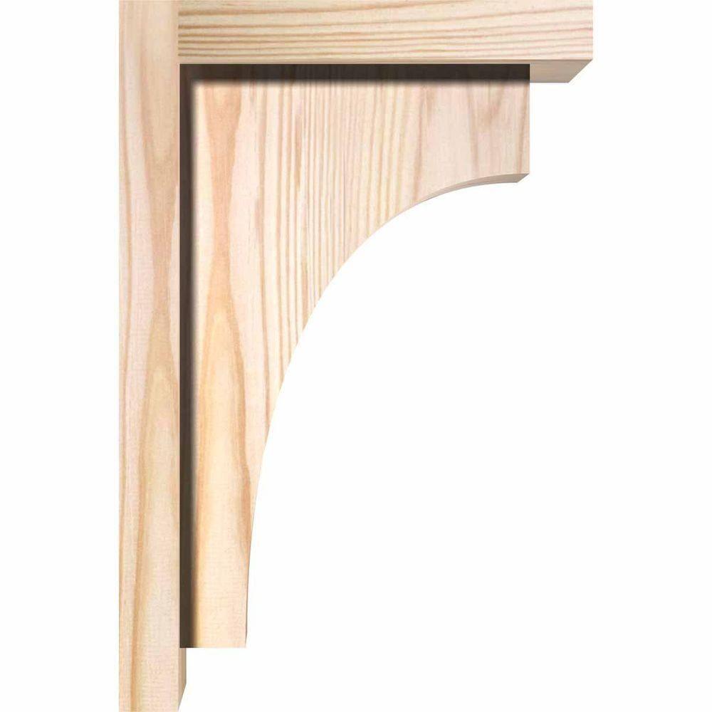 Ekena Millwork Huntington Corbel w/Backplate