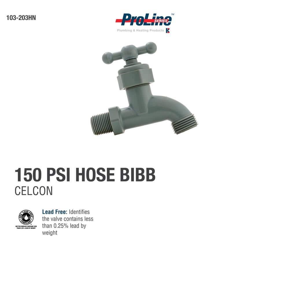 HOSE BIBB 1/2"MIP X MHT (Pack of 1)