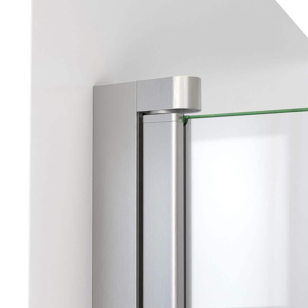 Aqua-Q Fold 36 W X 36 D X 76.75 H Frameless Square Shower Kit
