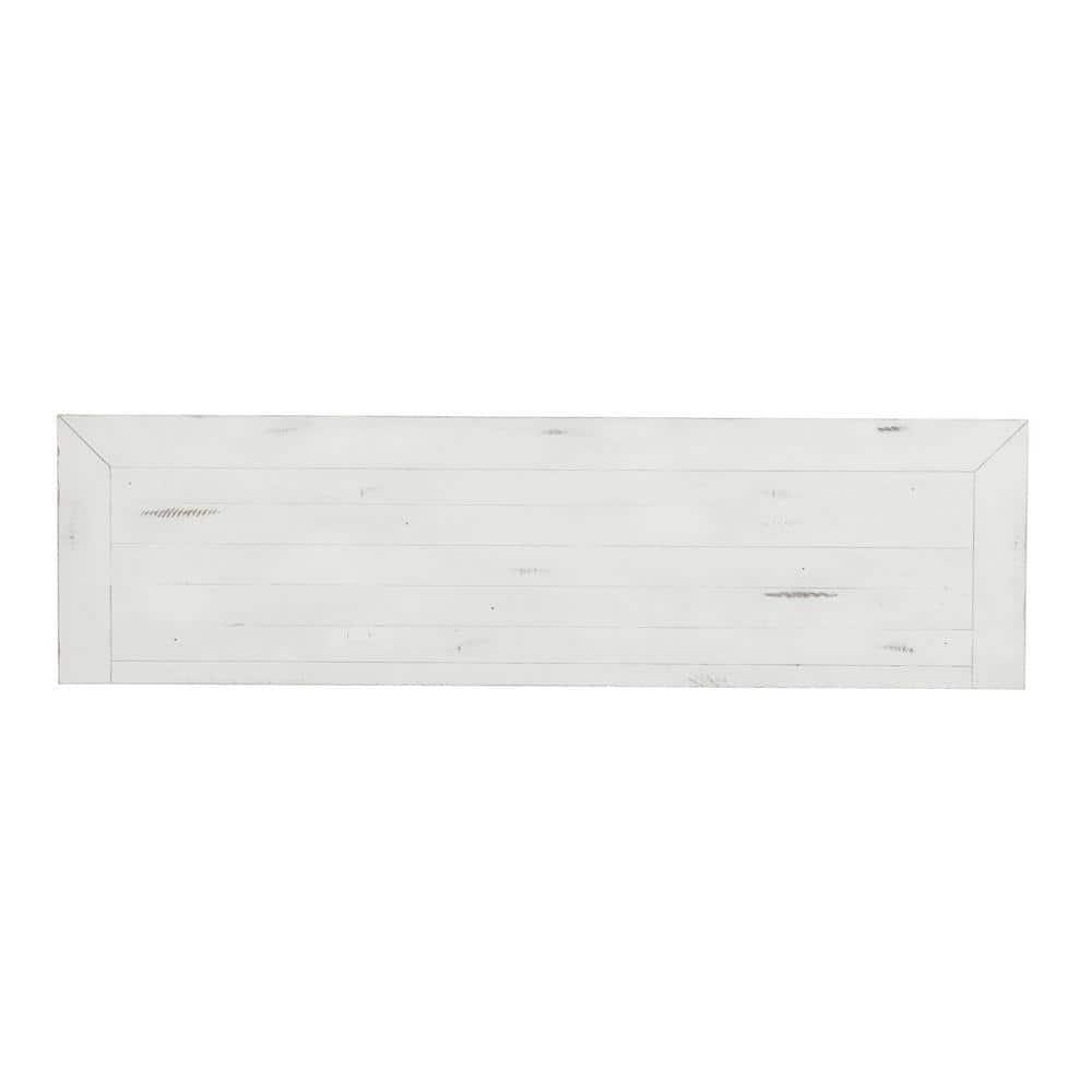 Martin Svensson Home Garden District Rustic White Solid Wood 65" TV Stand