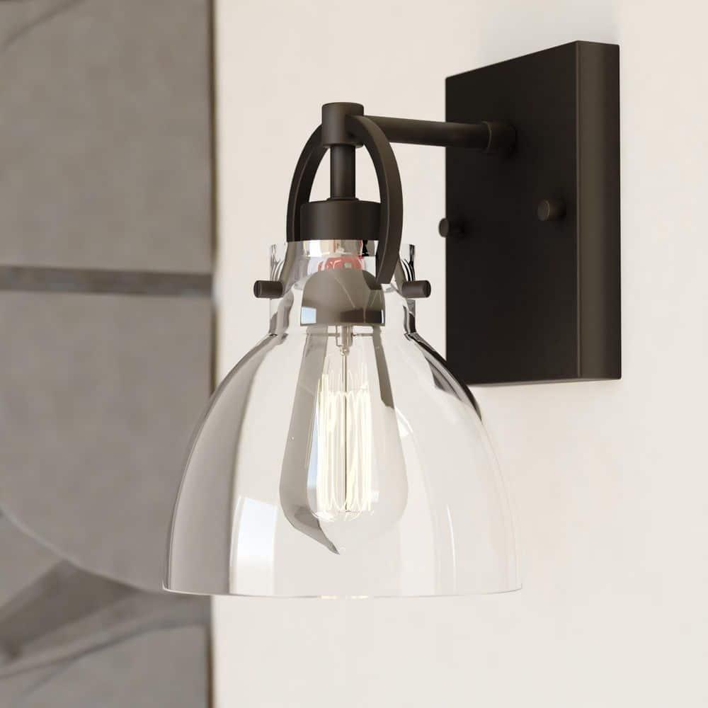 Vaxcel Ogden 1 - Light Vanity in  Matte Black