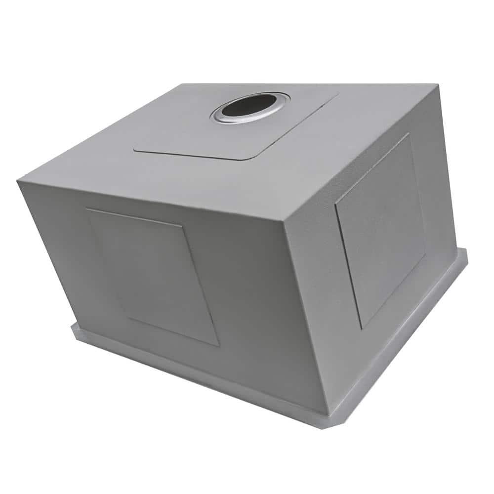 Ruvati 21" x 18" x 12" Deep Laundry Utility Sink Undermount 16 Gauge Stainless Steel