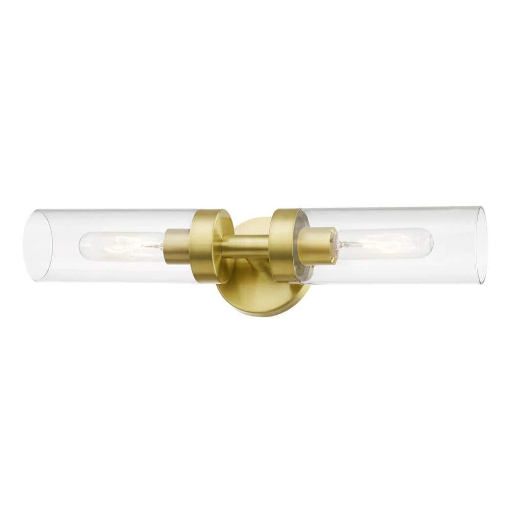 Livex Lighting Ludlow 2 - Light Vanity in  Satin Brass