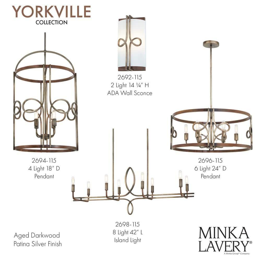 Yorkville- 6 Light Pendant