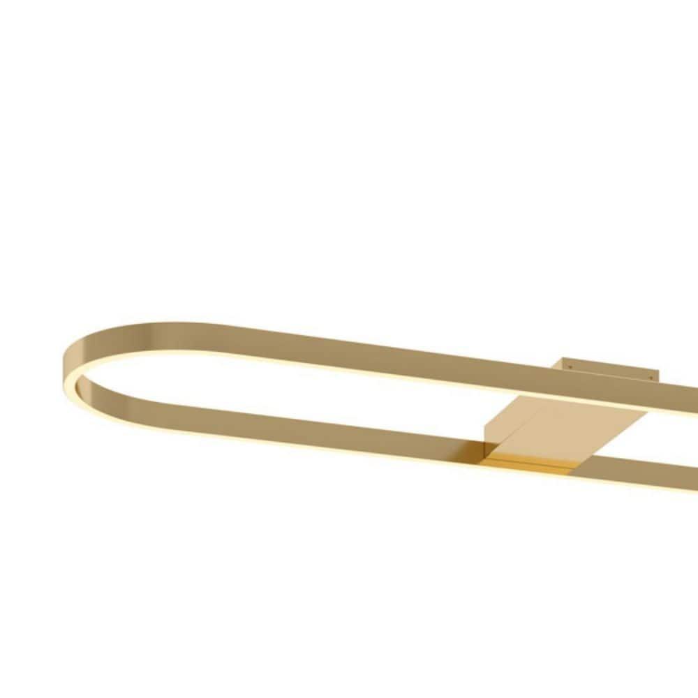 AFX Glo 1 - Light Semi-Flush Mount in  Satin Brass