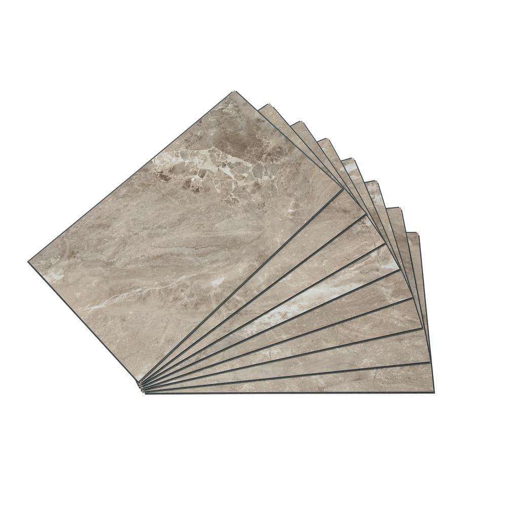 Palisade 25.6 in. x 14.8 in. Interlocking Vinyl Waterproof Wall Tiles