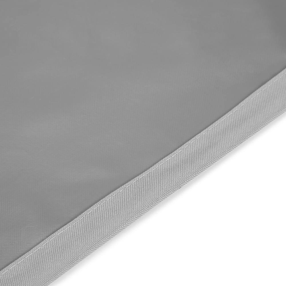 Crosley Furniture Covers 5-Pc Traditional Vinyl Outdoor Sofa Cover Set in Gray