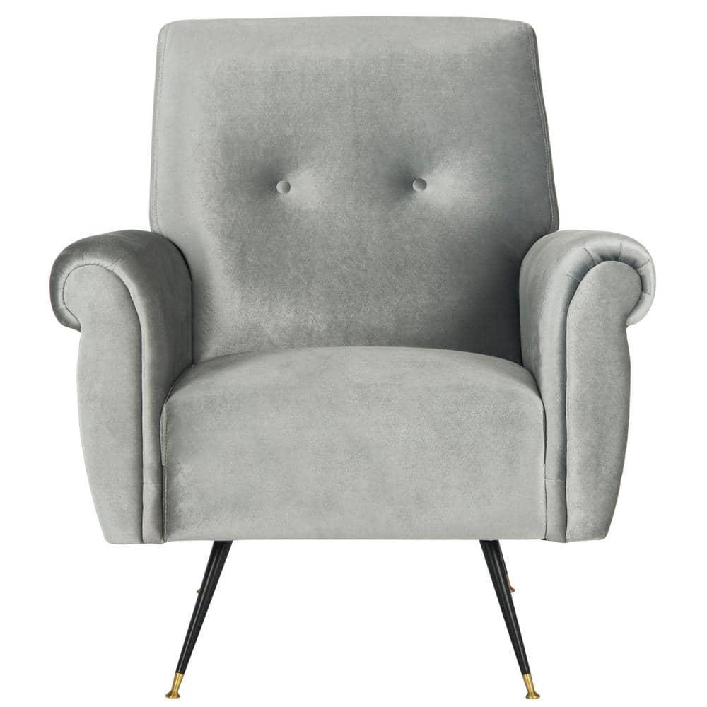 Mira Accent Chair - FOX6285 - Light Grey - Safavieh