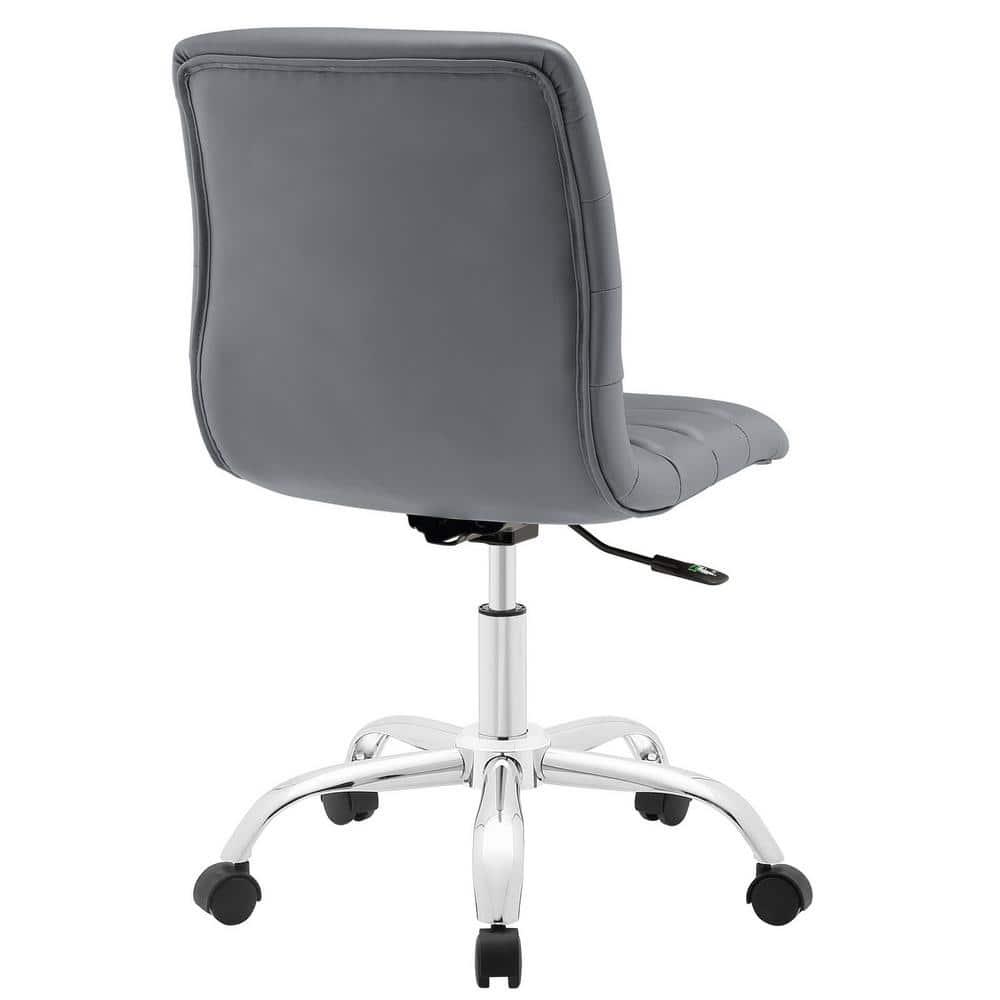 Modway Ripple Armless Mid Back Vinyl Office Chair