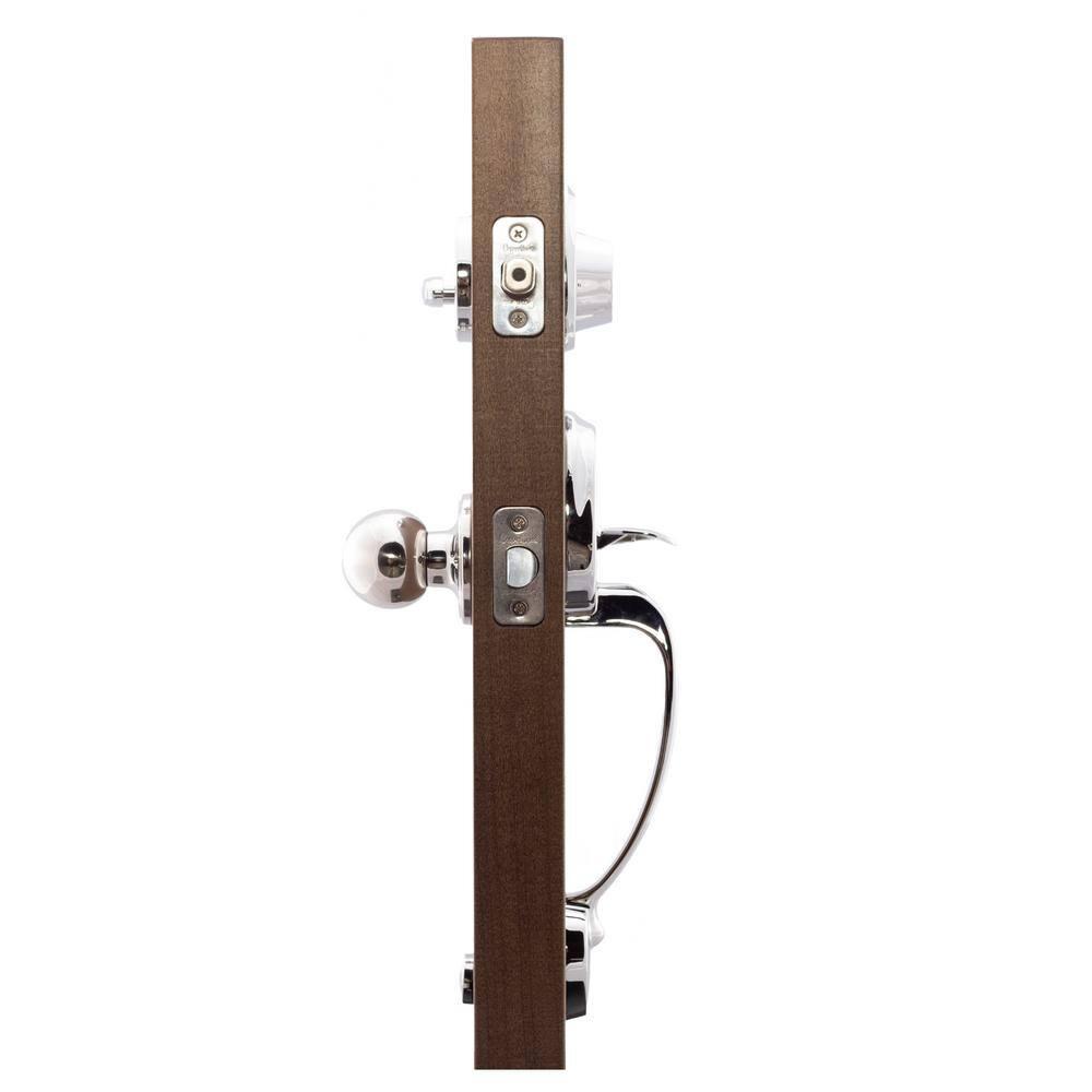 Copper Creek Handleset with Single Cylinder Deadbolt and Door Knob and Colonial Rosette