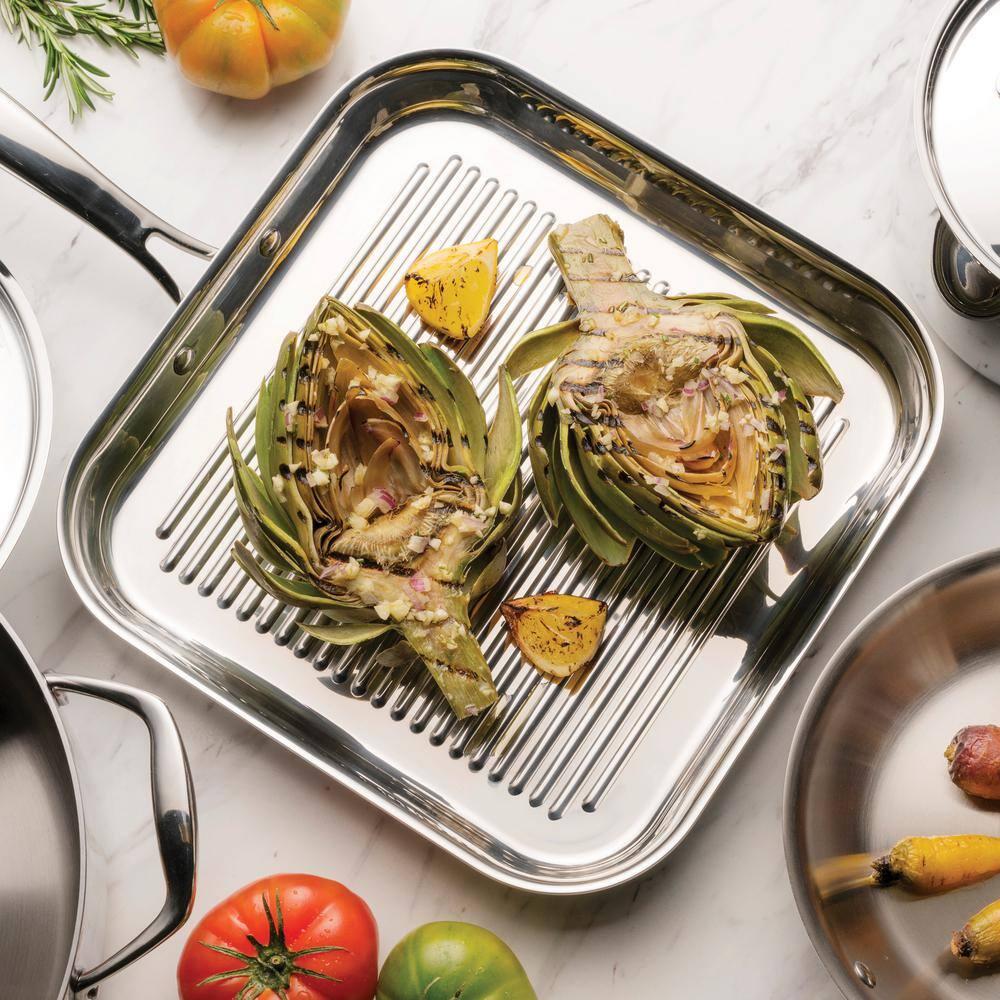 Tramontina Tramontina Gourmet Tri-Ply Clad 11" Grill Pan