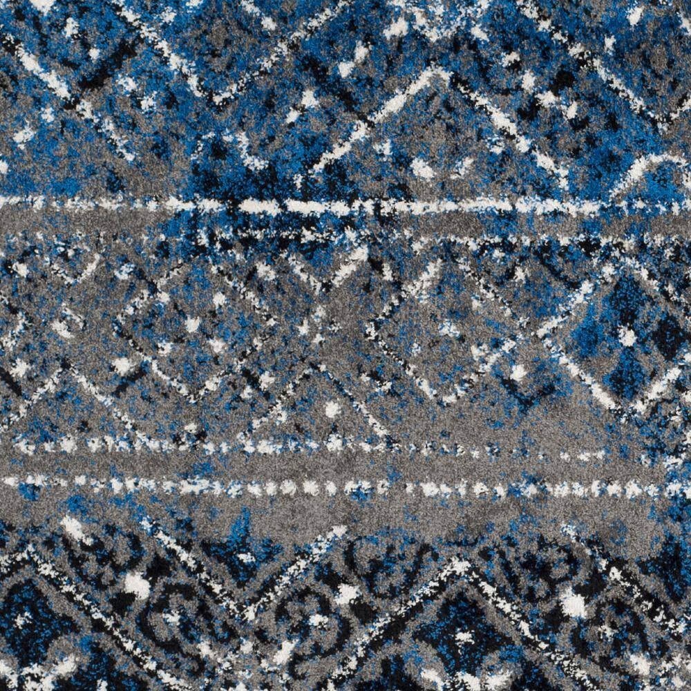 Adirondack ADR111 Machine Made Indoor Area Rug - Silver/Multi - 4'x4' - Safavieh