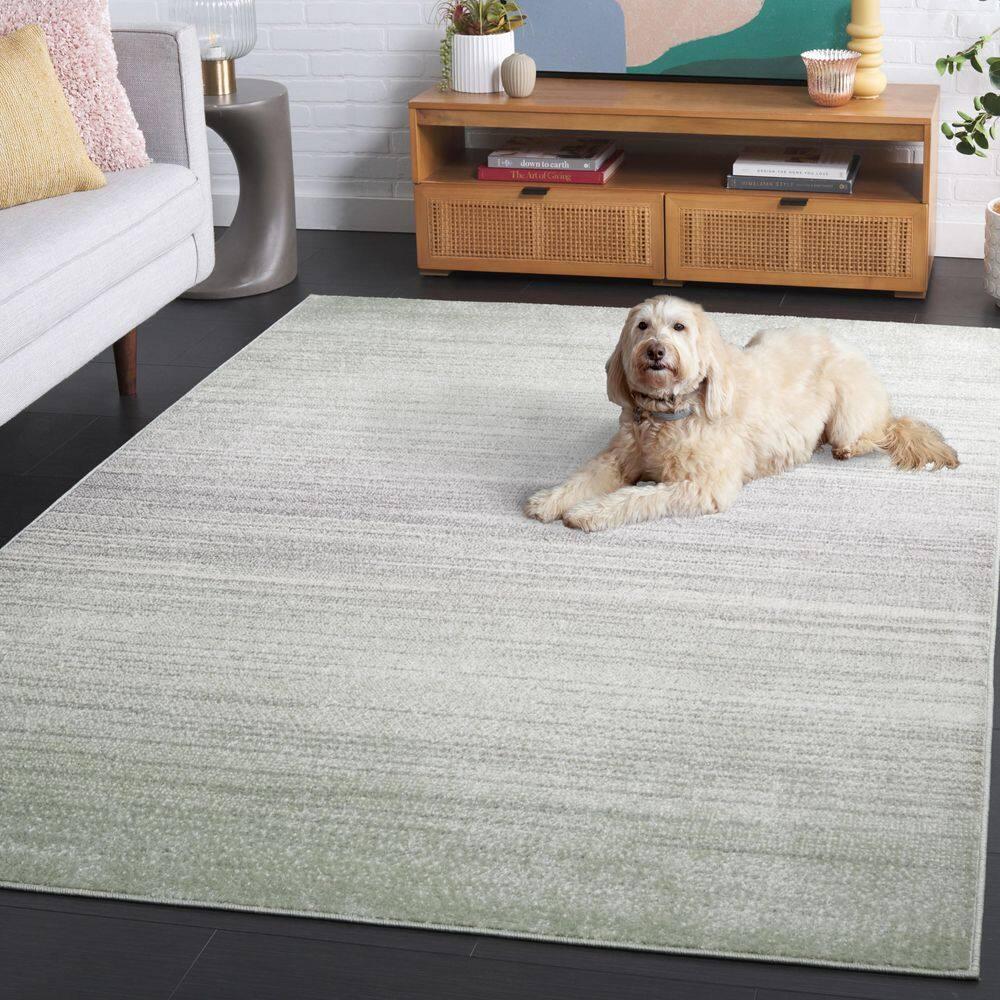 Adirondack ADR113 Machine Made Indoor Area Rug - Light Grey/Grey - 9'x12' - Safavieh