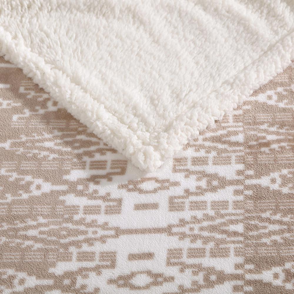 Eddie Bauer Eddie Bauer Printed Plush Fleece/Sherpa Throw Blankets