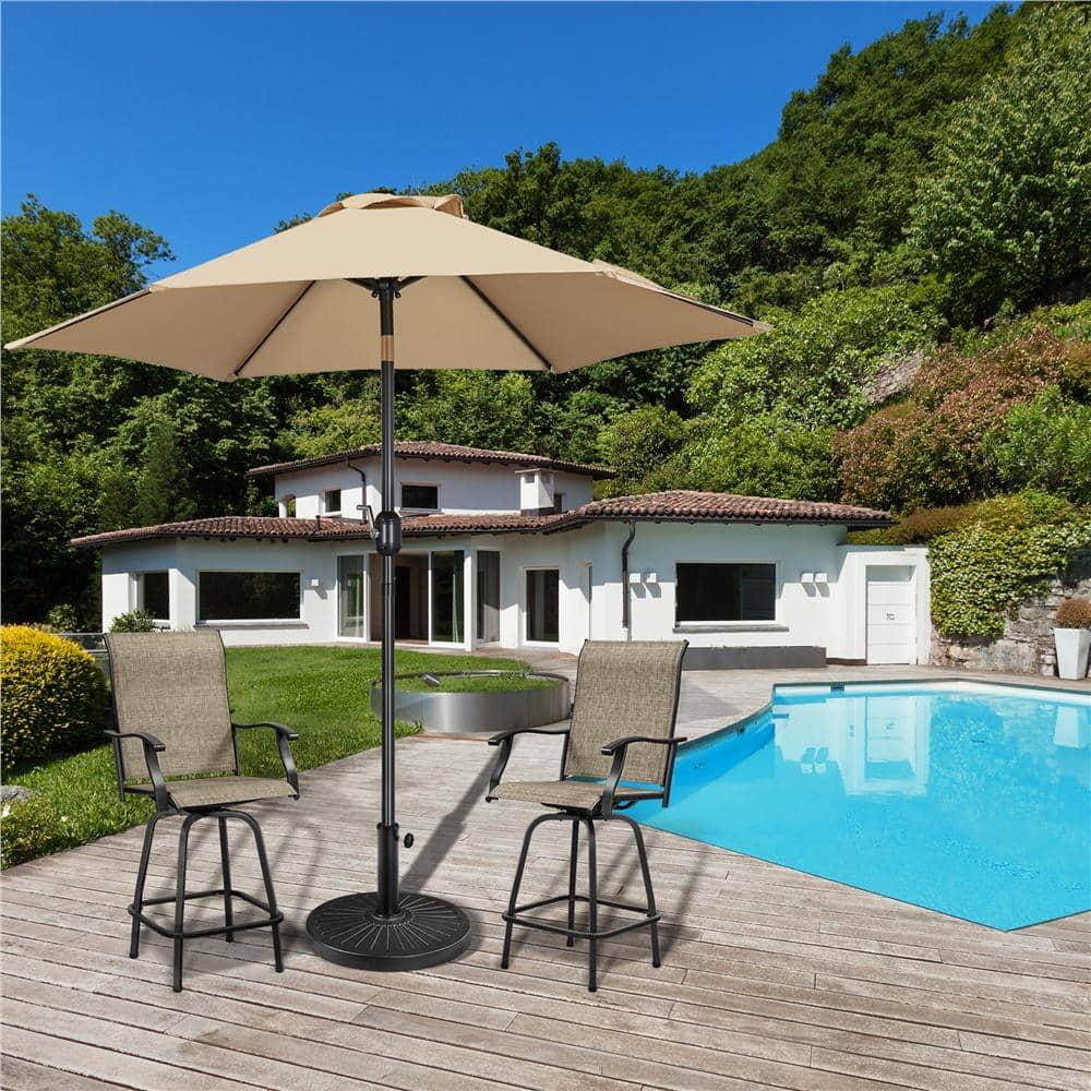 Yaheetech Outdoor Patio Market Umbrella Base Stand, Black