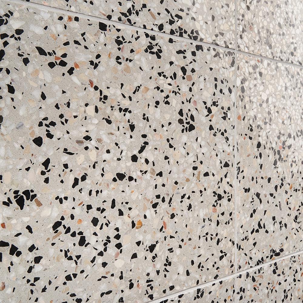 Durham 16.14 in. x 16.14 in. Polished Terrazzo Floor and Wall Tile (3.61 Sq. Ft. / Case)