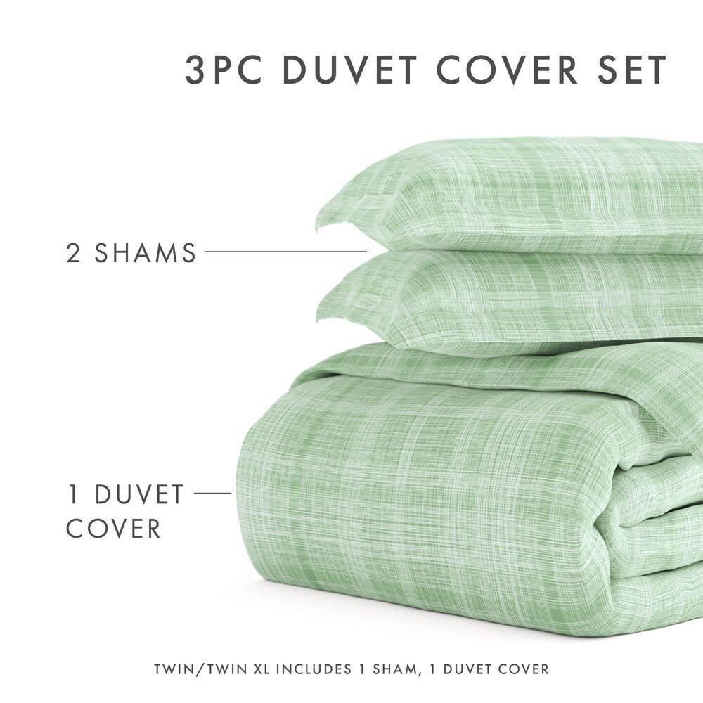 Becky Cameron Simply Soft Thatch Pattern Duvet Cover Set