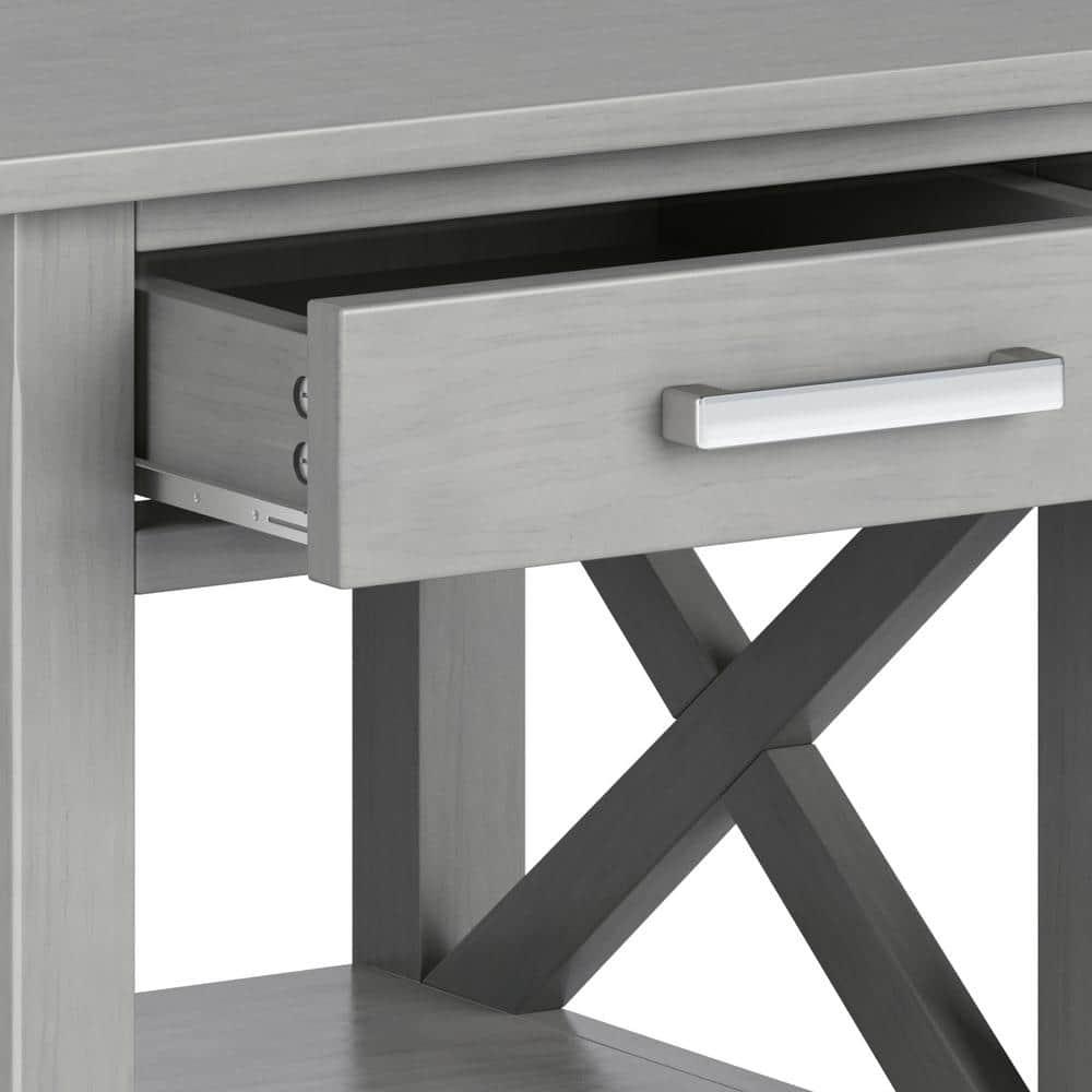 Simpli Home Kitchener 21"W Solid Mango Wood Square End Table with Storage Drawer