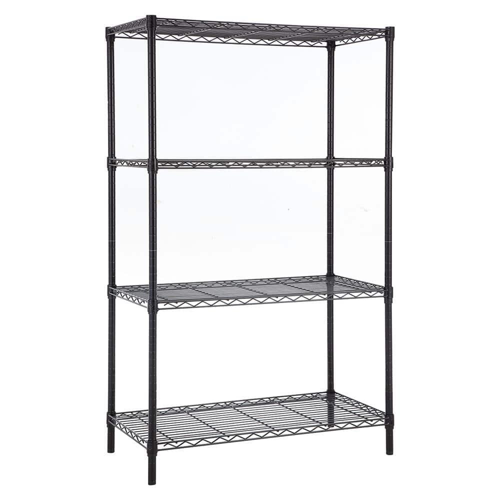 1250 lbs Steel Heavy Duty 5-Tier Utility Shelving Unit Steel Organizer Wire Rack for Home,Kitchen,Office,Chrome (13.7" D x 23.6" W x 62.4" H)