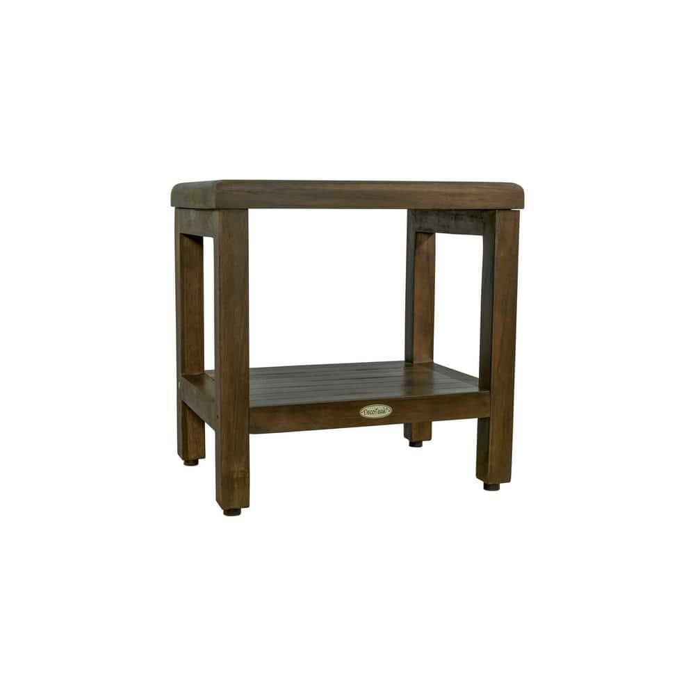 Decoteak Eleganto, Teak Shower Bench, Teak Wood Shower Bench, Teak Shower Bench, Teak Shower Stool
