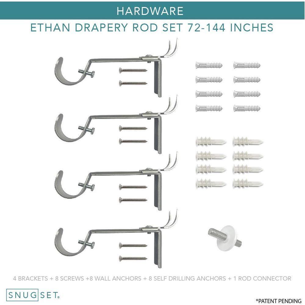 Steel Adjustable Single Curtain Rod