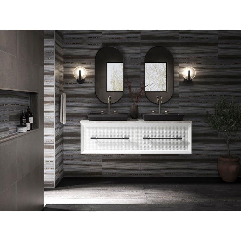 Essential Capsule Wall Mirror, Bathroom/Vanity Mirror with Frame