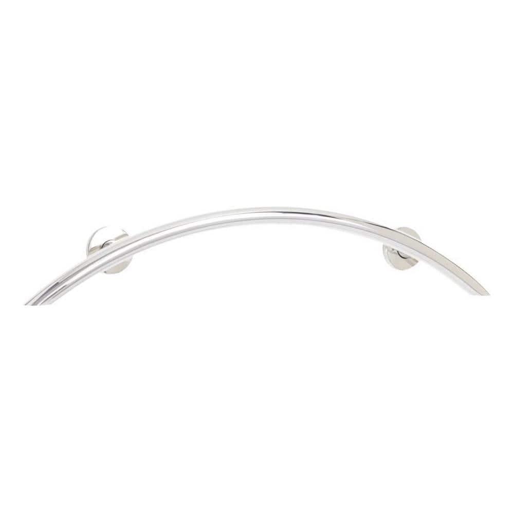 Lifestyle & Wellness Crescent Curved Wall Mount Bathroom Shower 30" Grab Bar