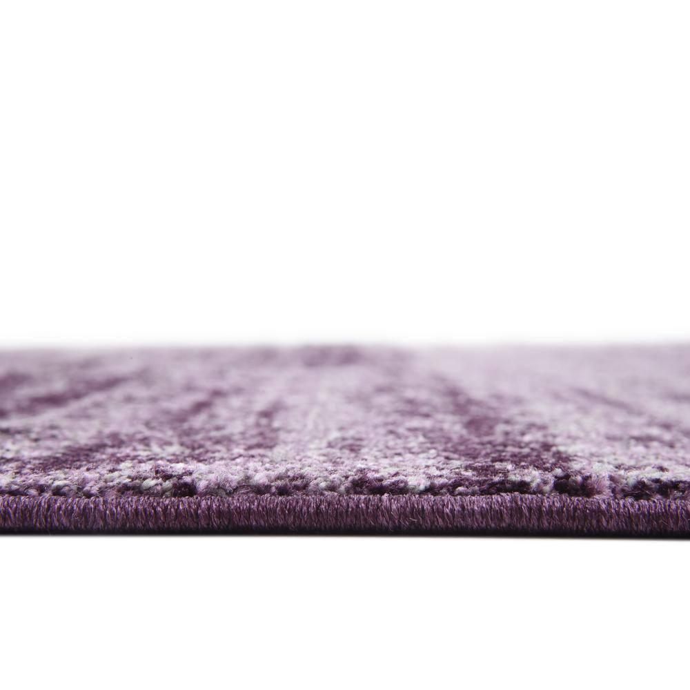 Unique Loom Del Mar Collection Area Rug - Lucille (5' 3" x 8' Rectangle Violet)