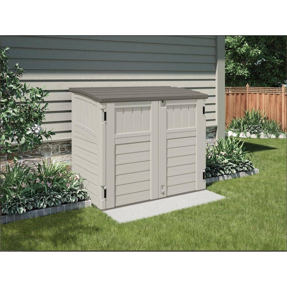 Suncast Outdoor Resin Horizontal Storage Shed