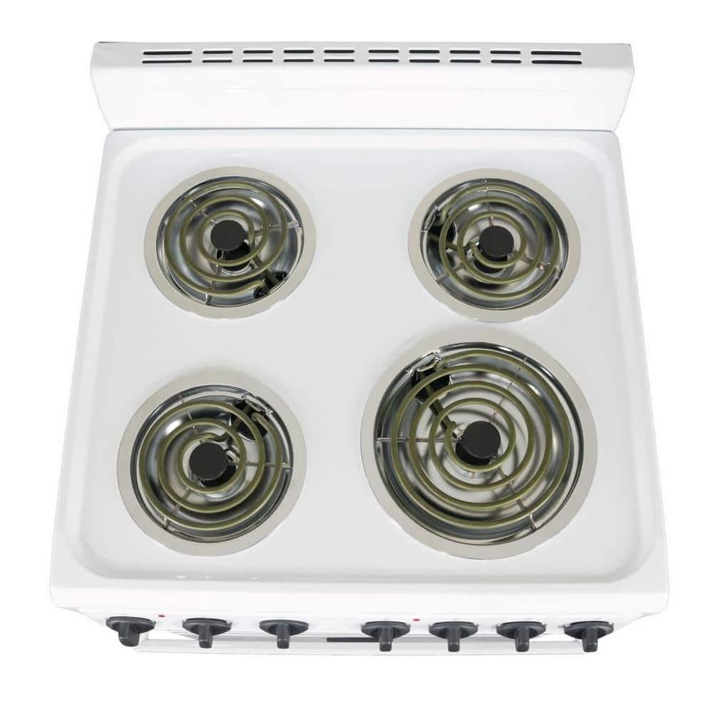 Premium Levella 24" 2.7 Cubic Feet Smart Electric Free Standing Range with 4 Burners