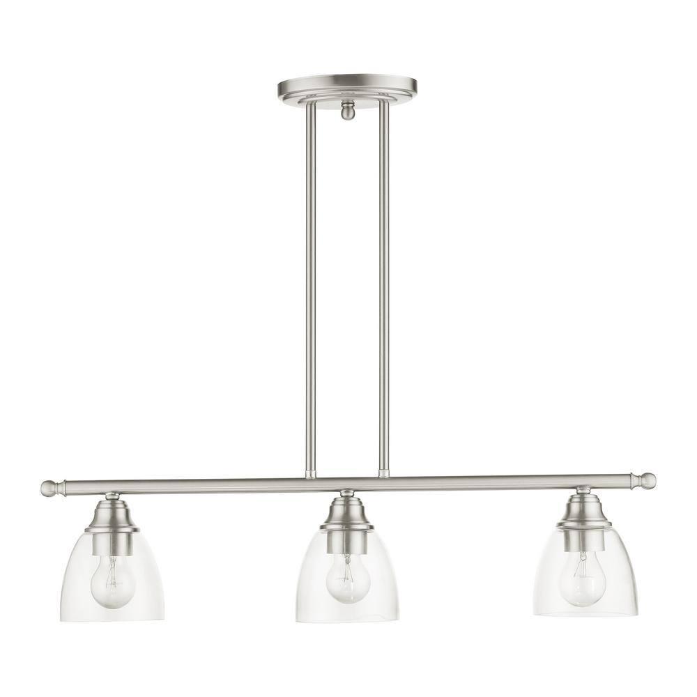 Livex Lighting Montgomery 3 - Light Chandelier in  Brushed Nickel
