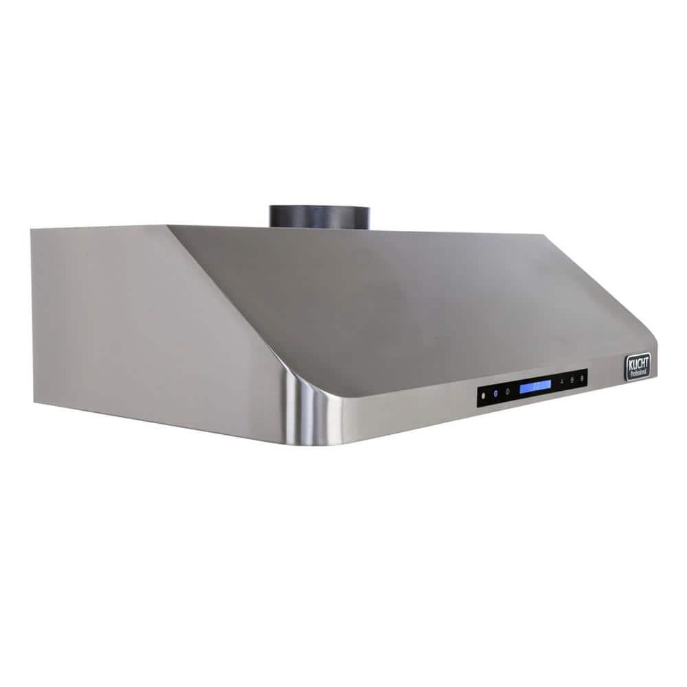 Kucht 36" Stainless Steel 900 CFM Ducted (Vented) Under Cabinet Range Hood with Baffle Filter