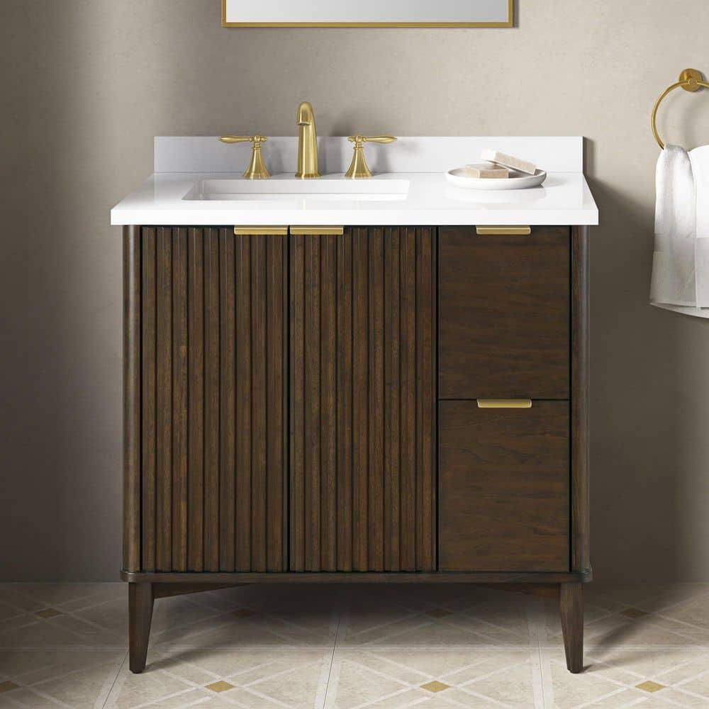 OVE Decors Gabi 36-in Undermount Single Sink Bathroom Vanity with Premium Countertop