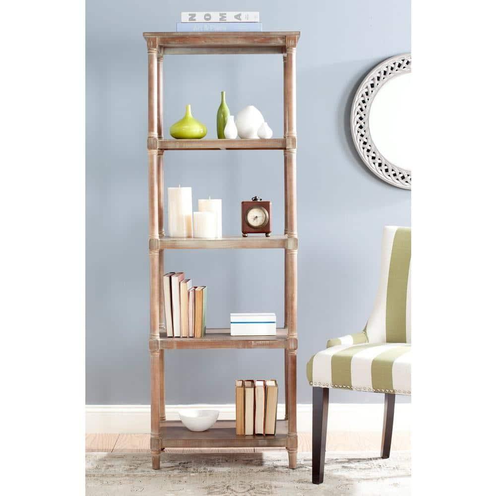 Odessa Bookcase - AMH5721 - Sepia - Safavieh Couture