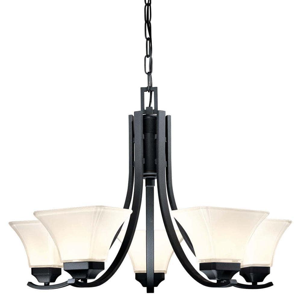 Minka Lavery - Agilis - Chandelier 5 Light Brushed Nickel in Contemporary Style