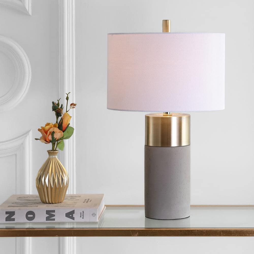 Everly Quinn Mildner Concrete Table Lamp (Set of 2)