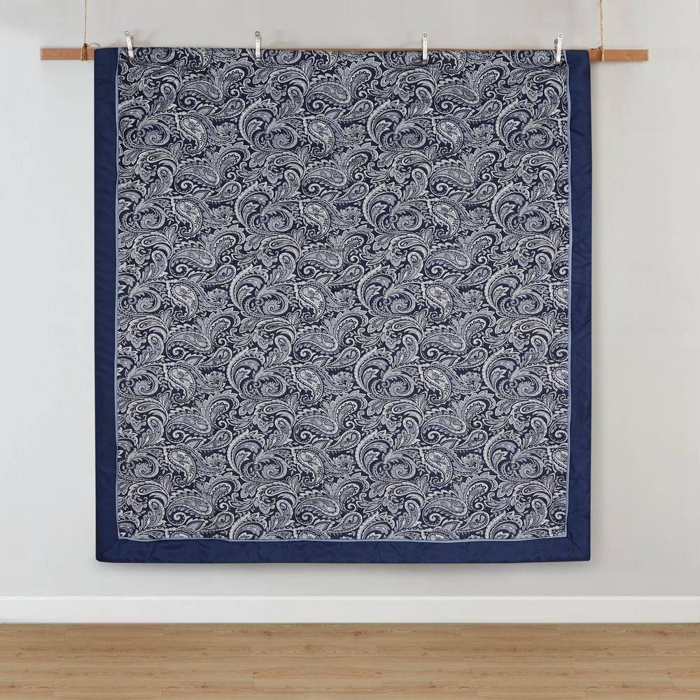 Madison Park Aubrey 12 Piece Comforter Set with Cotton Bed Sheets