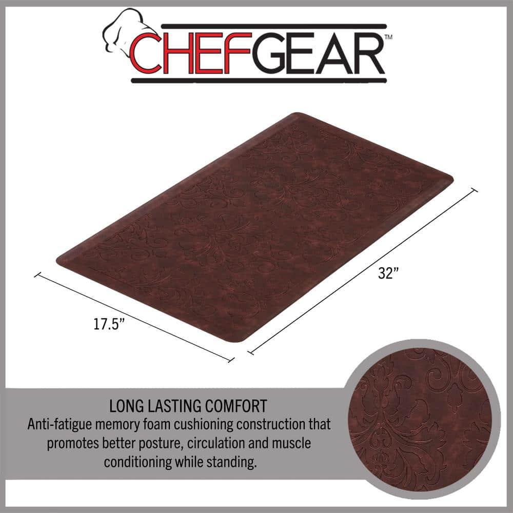 Chef Gear Embossed Soothing Comfort Anti-Fatigue Mat