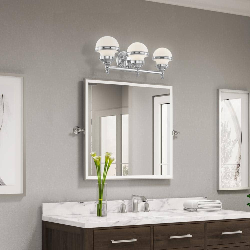 Livex Lighting Oldwick 3 - Light Vanity in  Polished Chrome