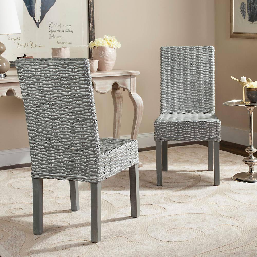 Highland Dunes Willow 18.5'' H Upholstered Parsons Chair (Set of 2)