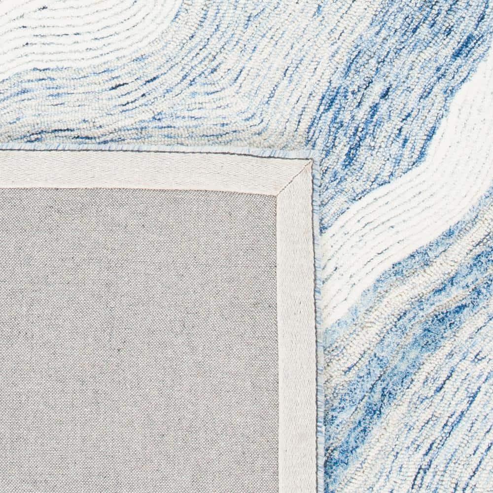 Fifth Avenue FTV121 Hand Tufted Indoor Runner - Blue/Ivory - 2'3"x8' - Safavieh
