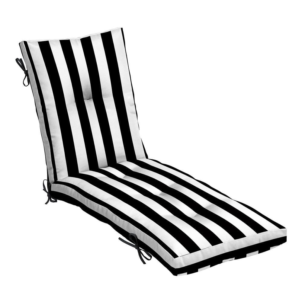 ARDEN Arden Outdoor Plush Modern Tufted Chaise Cushion, 76 x 22