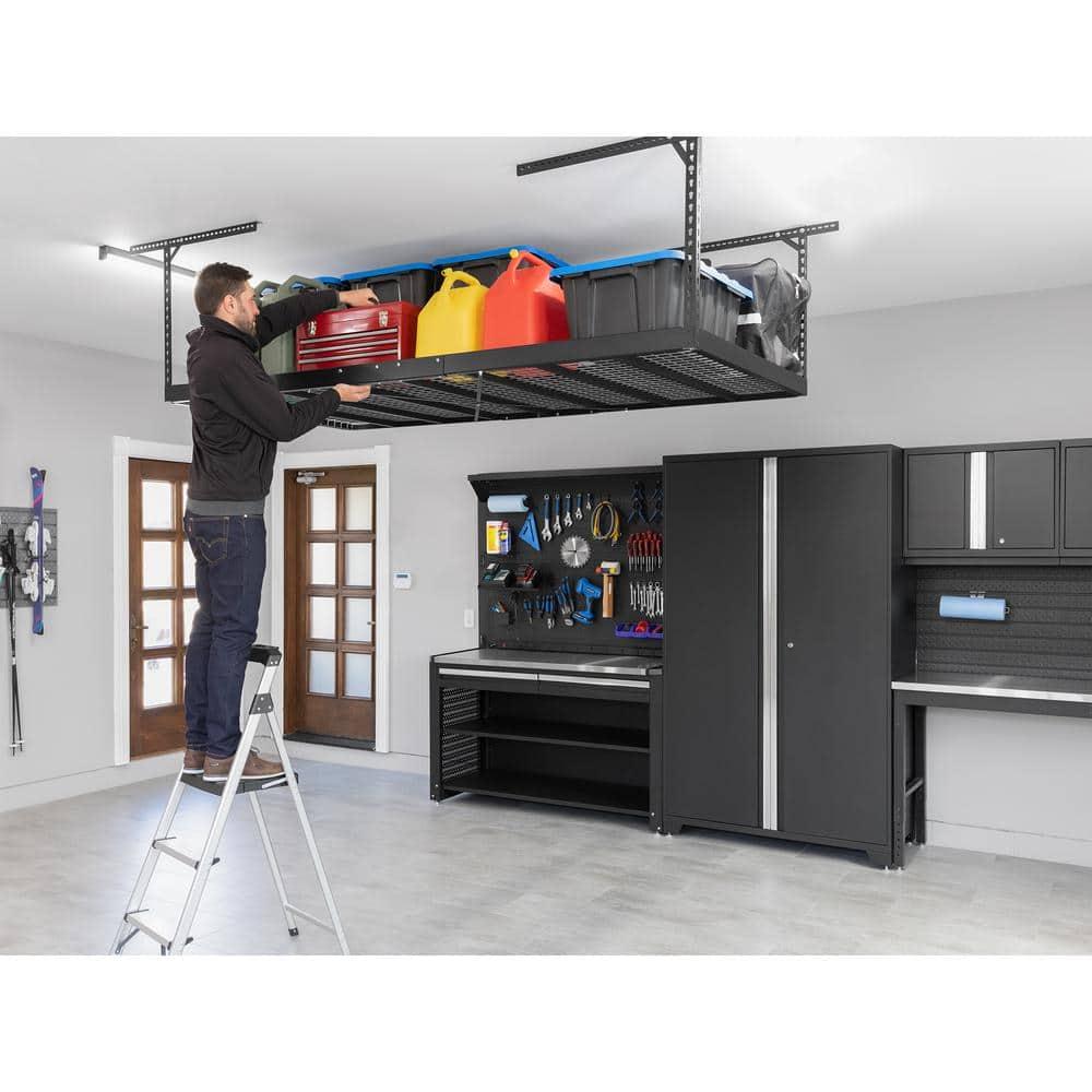 NewAge Products VersaRac Pro 4 ft. x 8 ft. Adjustable Overhead Storage Rack